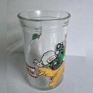 Vintage Bick's Pickles Advertisement Drinking Jar Mid Century